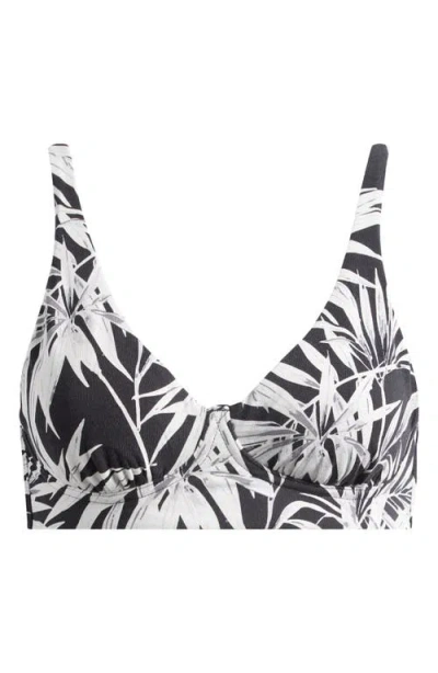 Meundies Feelfree Longline Bralette In Black