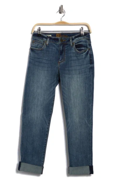 Kut From The Kloth Katy Cuffed Boyfriend Jeans In White