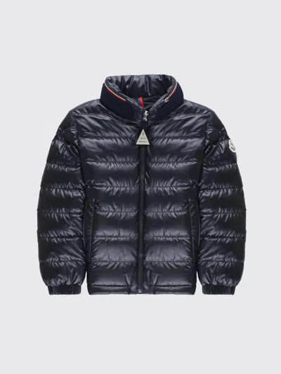 外套 MONCLER 儿童 颜色 蓝色