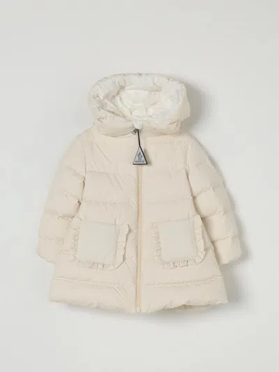 Moncler Jacke  Kinder Farbe Ivory In White
