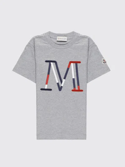 Moncler T-shirt  Kinder Farbe Grau In Gray
