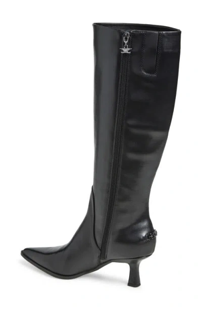 Circus Ny By Sam Edelman Women's Yulia Wide-calf Kitten-heel Dress Boots In Black