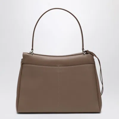 Balenciaga Medium Rodeo Bag In Taupe Smooth Calfskin Women In White