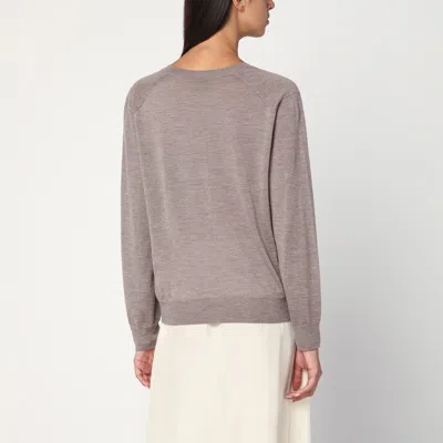 Loulou Studio Taupe Cashmere Sweater In Gray