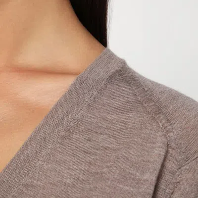 Loulou Studio Taupe Cashmere Sweater In Gray