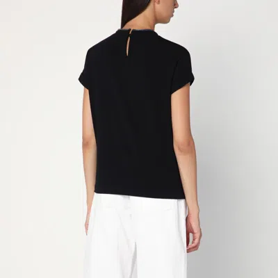 Brunello Cucinelli Jersey T-shirt In Black