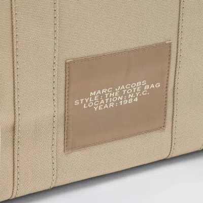 Marc Jacobs The Medium Tote Bag In Beige Canvas In Sand