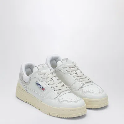 Autry White Leather Clc Sneakers In White
