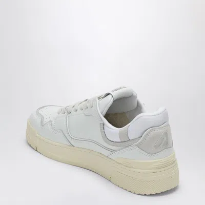 Autry White Leather Clc Sneakers In White