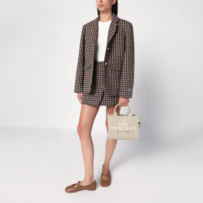 Marc Jacobs The Small Tote Bag In Beige Canvas In Sand