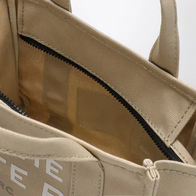 Marc Jacobs The Small Tote Bag In Beige Canvas In Sand