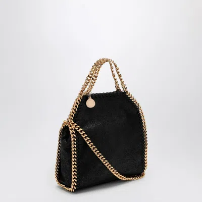 Stella Mccartney Black Falabella Tote Bag Micro In Black