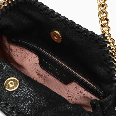 Stella Mccartney Black Falabella Tote Bag Micro In Black