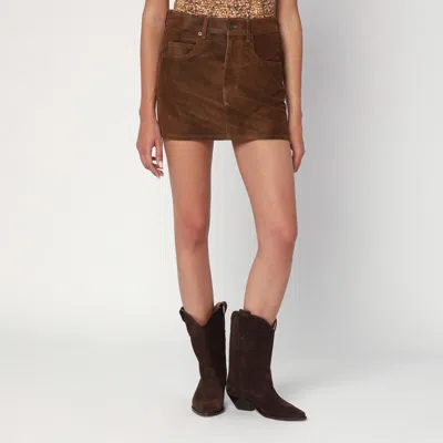 Isabel Marant Étoile Isabel Marant Etoile Women Kimmy Mini Skirt In Brown