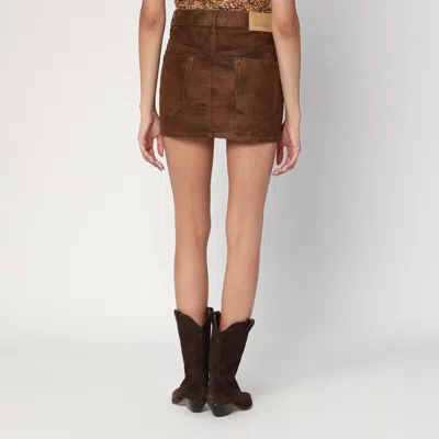 Isabel Marant Étoile Isabel Marant Etoile Women Kimmy Mini Skirt In Brown