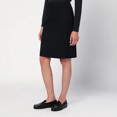 Loro Piana Women Vivian Cashmere Midi Skirt In Black
