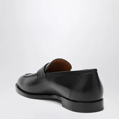Loro Piana Sergio Walk Leather Loafer In Black