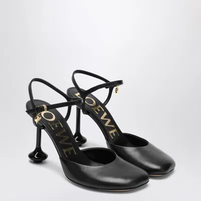 Loewe Leather Toy Ankle-strap Pumps 90 In Black