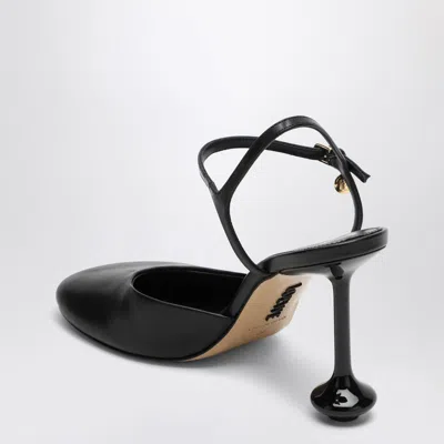 Loewe Leather Toy Ankle-strap Pumps 90 In Black