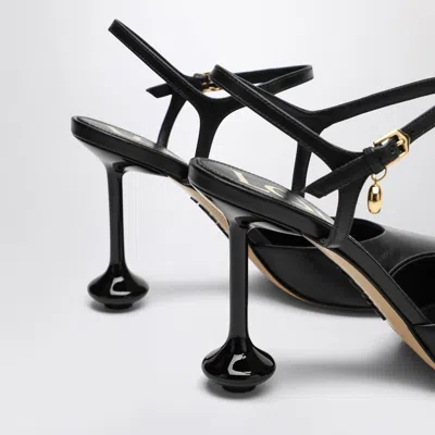 Loewe Leather Toy Ankle-strap Pumps 90 In Black