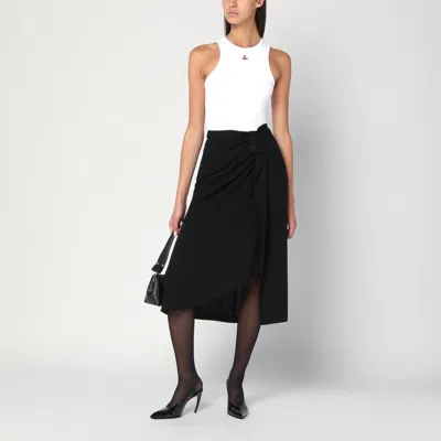 Vivienne Westwood Sleeveless Top Ribbed Texture In White