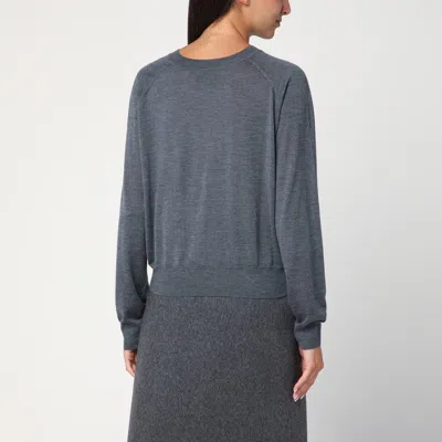 Loulou Studio Anthracite Grey Cashmere Sweater In Gray