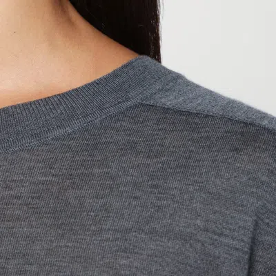 Loulou Studio Anthracite Grey Cashmere Sweater In Gray