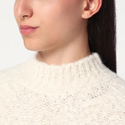 Isabel Marant Tane Openwork Knit Sweater In Multi