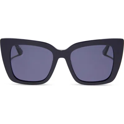 Diff Lizzy 54mm Gradient Cat Eye Sunglasses In Purple