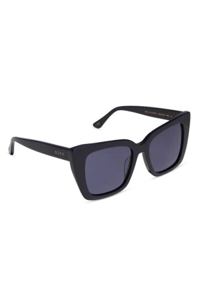 Diff Lizzy 54mm Gradient Cat Eye Sunglasses In Purple