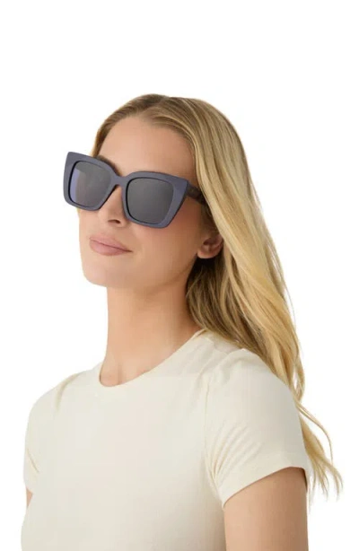 Diff Lizzy 54mm Gradient Cat Eye Sunglasses In Purple