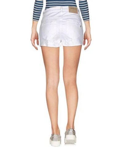 Shop Dondup Denim Shorts In White