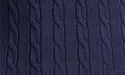 Good American Womens Midnight002 Cable-knit Polo-collar Knitted Bodysuit Xl In Blue