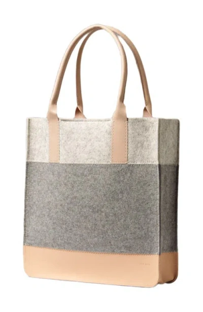 Graf & Lantz Graf Lantz Jaunt Merino Wool Tote In Gray