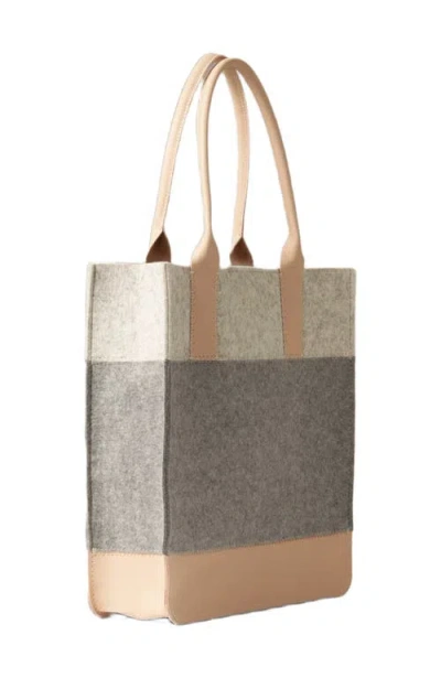 Graf & Lantz Graf Lantz Jaunt Merino Wool Tote In Gray