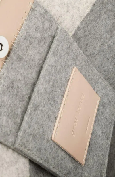 Graf & Lantz Graf Lantz Jaunt Merino Wool Tote In Gray