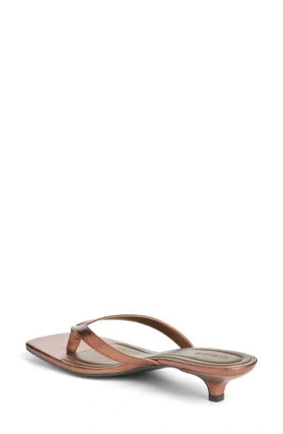Open Edit Tori Kitten Heel Sandal In Brown
