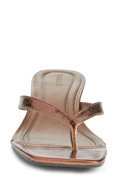 Open Edit Tori Kitten Heel Sandal In Brown