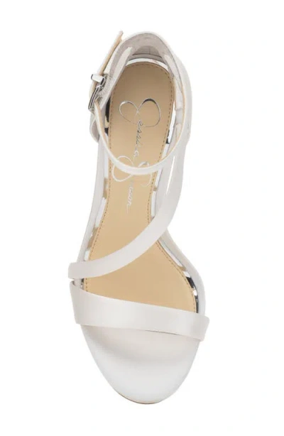 Jessica Simpson Rayli 2 Womens Stilettos Open Toe Evening Sandals In White