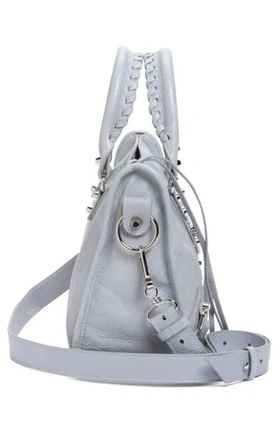 Balenciaga Small Le City Lambskin Leather Handbag In Gray