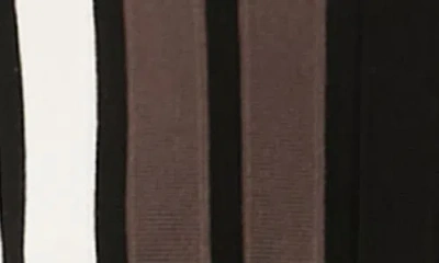 Weekend Max Mara Pegola Pleated Striped Knit Shirt In Gold