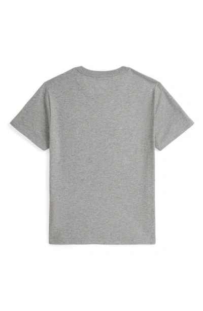 Polo Ralph Lauren Kids Printed T-shirt In Gray