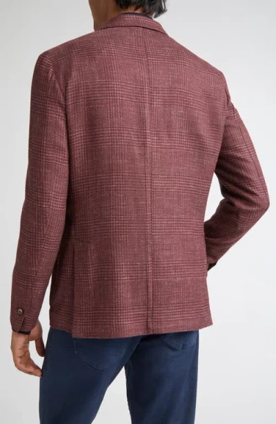 Eleventy Single Breasted Soft Jacket In Red