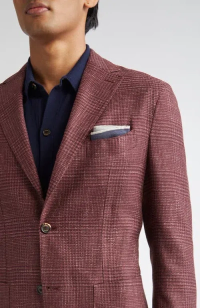 Eleventy Single Breasted Soft Jacket In Red