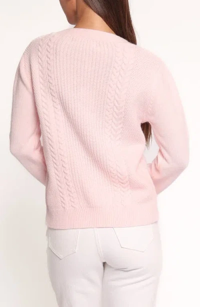 Petal And Pup Petal & Pup Cherri Tie Front Cardigan In Pink