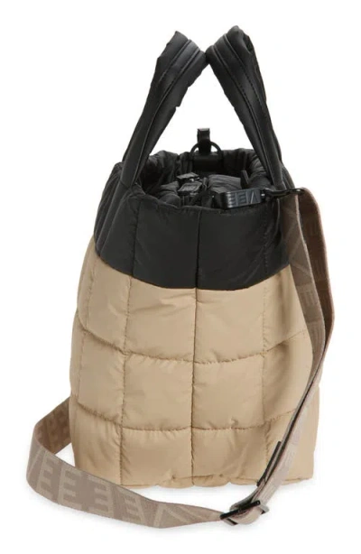 Veecollective Small Porter Colorblock Recycled Nylon Tote In Multi