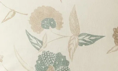 Coyuchi Aurora Floral Print Sham In Sand