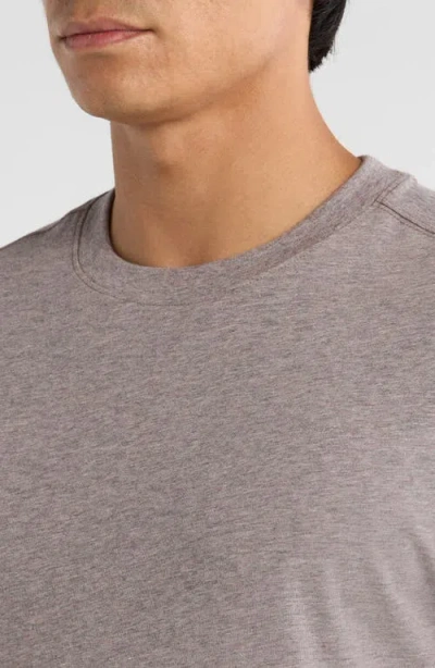 Robert Barakett Colson Mélange Stretch Pima Cotton T-shirt In Gray