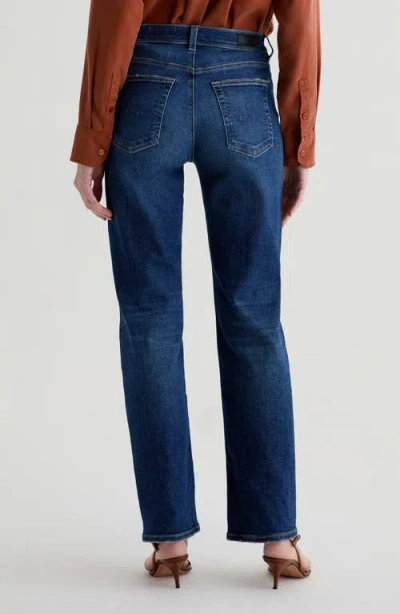 Ag Angel Vapor Wash Low-rise Bootcut Jeans In Vapor Wash Night Out In Blue