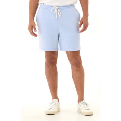 Threads 4 Thought Garrett Drawstring Fleece Shorts In Blue